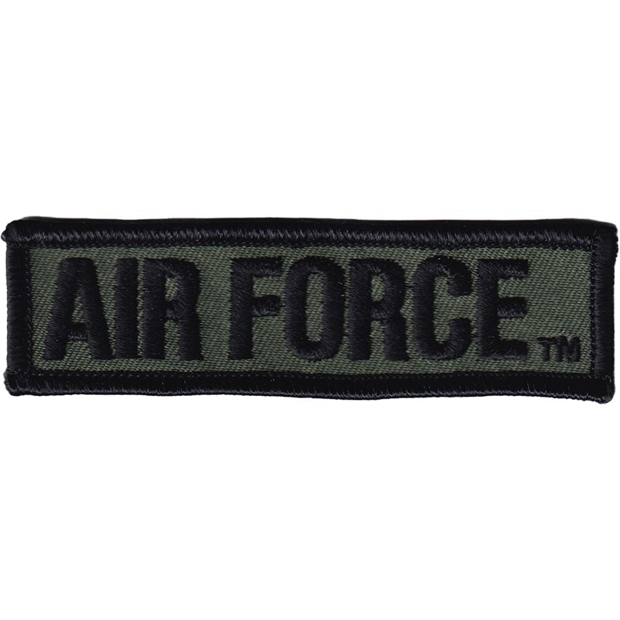 U.S. Air Force Back Panel Strip 3.75" X 1" 2 Piece OD Green Hook and Loop Patch