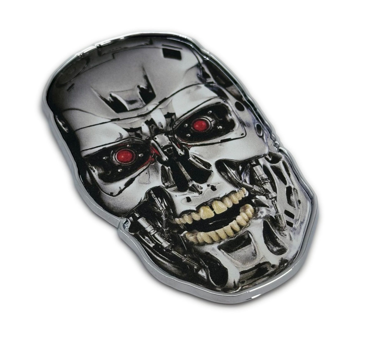 Terminator 2.1” x 3.45” Metal Auto Emblem