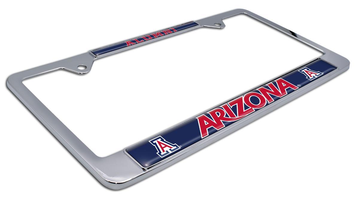 University of Arizona Alumni Chrome Metal License Plate Frame