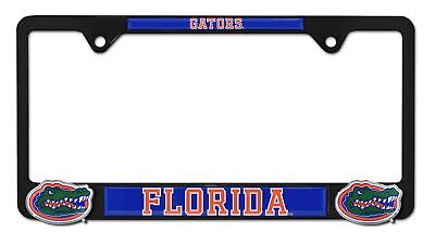 Florida Gators Black 3D Metal License Plate Frame