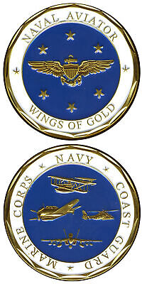U.S. Armed Forces / Naval Aviator "Wings of Gold" Challenge Coin 2265