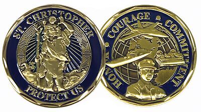 Saint Christopher / Military Sailor - USN Challenge Coin 3133