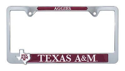 Texas A&M Aggies Texas 3D License Plate Frame