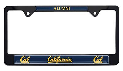 University of California Berkeley Golden Bears Alumni Black License Plate Frame