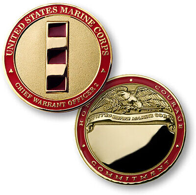 U.S. Marine Corps / Chief Warrant Officer 2 - USMC Brass Challenge Coin