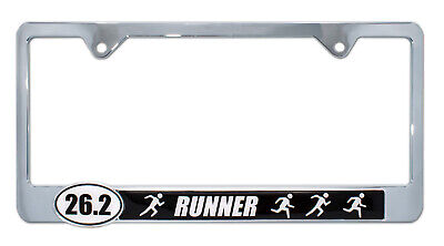 26.2 Marathon Runners License Plate Frame