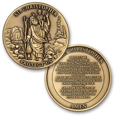 Saint Christopher / Patron Saint of the Traveler Challenge Coin