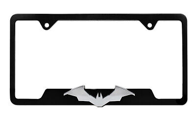 The Batman Movie Black Metal Open License Plate Frame