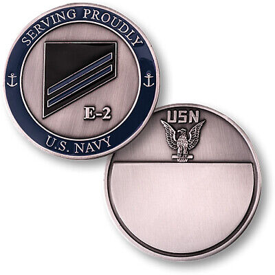 U.S. Navy / E-2 Blue Constructionman Apprentice - USN Challenge Coin