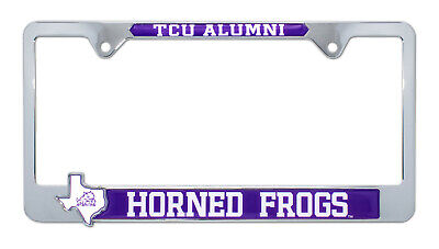 TCU Horned Frogs Alumni 3D License Plate Frame