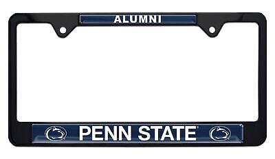 Penn State Nittany Lions Alumni Black License Plate Frame