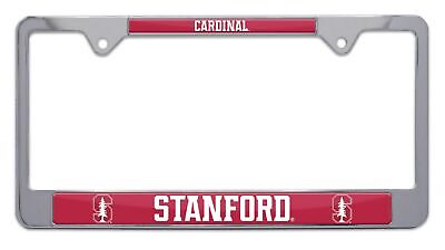 Stanford University Cardinals Chrome License Plate Frame