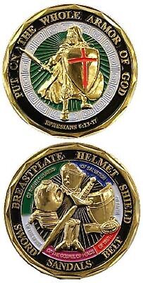 Put on the Whole Armor of God / Ephesians 6-13-17 Challenge Coin 2424