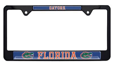 University of Florida Gators Black License Plate Frame