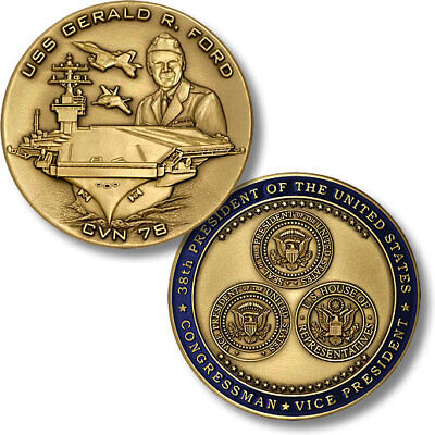 U.S. Navy / USS Gerald R. Ford (CVN-78) - USN Challenge Coin