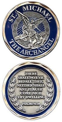 Saint Michael The Archangel / Police Officer Challenge Coin 2487