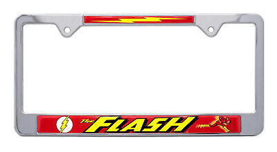 The Flash - Justice League Chrome License Plate Frame