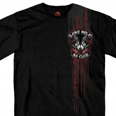 Lone Wolf, No Club L/W L/C Double Sided T-Shirt