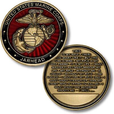 U.S. Marine Corps Jarhead / Oath - USMC Challenge Coin *MADE IN THE USA!!