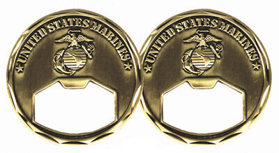 U.S. Marine Corps Bottle Opener - USMC Challenge Coin 3140
