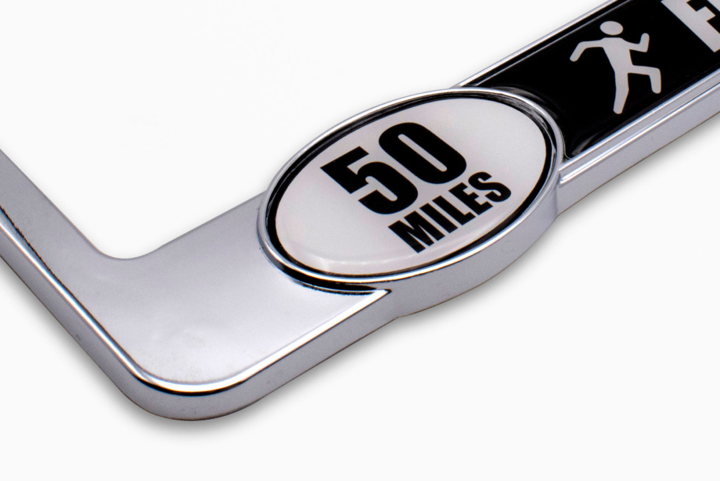 Ultra Marathon 50 Miles Finisher License Plate Frame