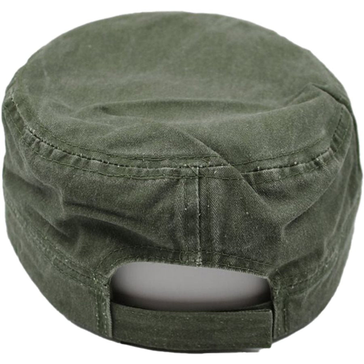 U.S. Army Hat / Flat Top Washed OD Green Baseball Cap