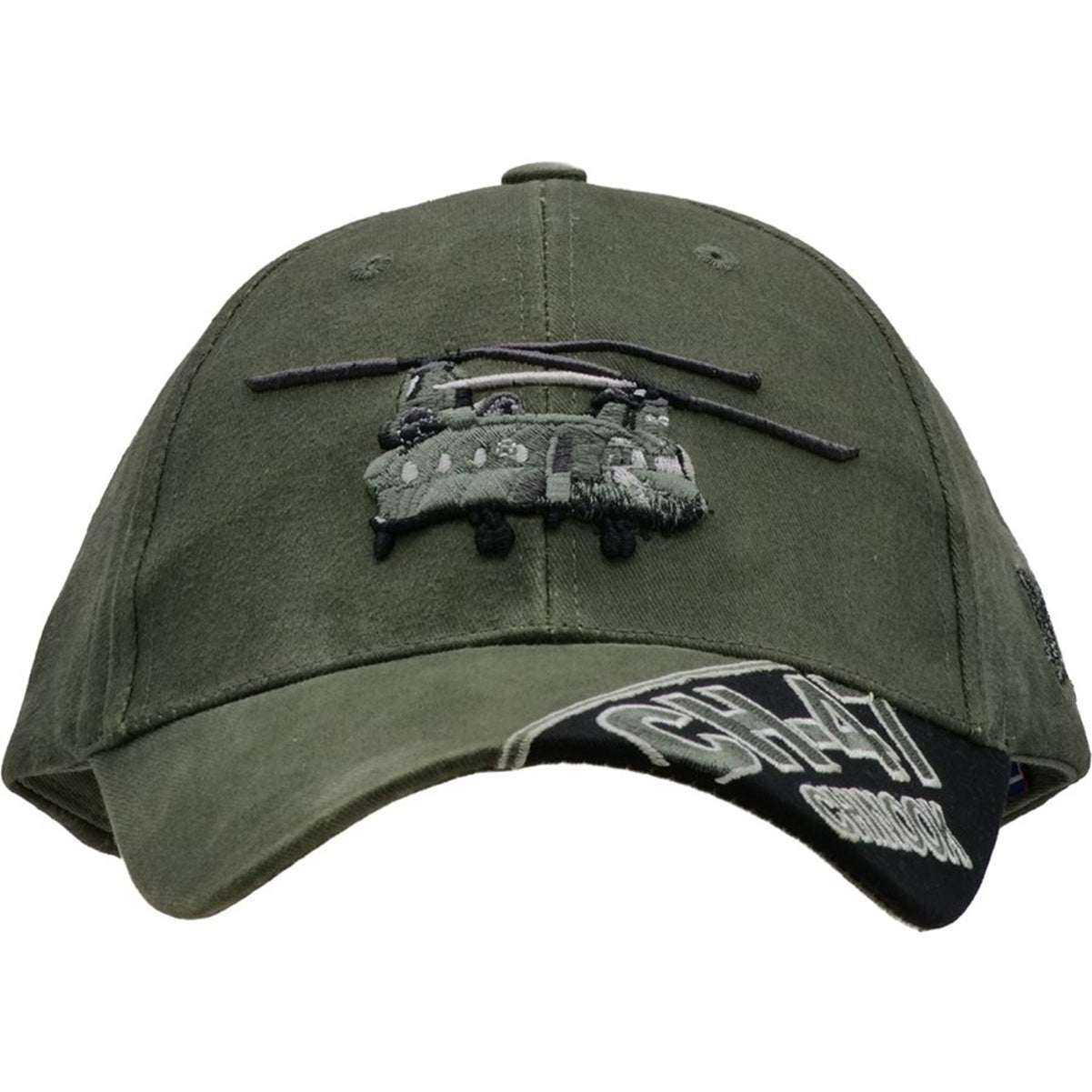 CH-47 Chinook Hat / Washed OD Green Baseball Cap