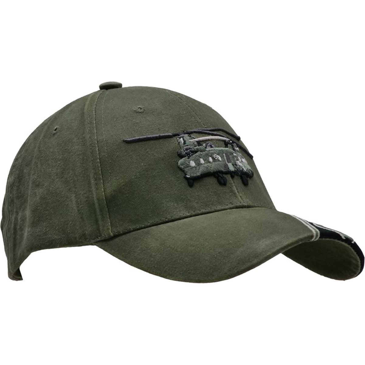 CH-47 Chinook Hat / Washed OD Green Baseball Cap