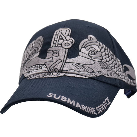 U.S. Navy Submarine Service Hat / USN Dark Navy Baseball Cap