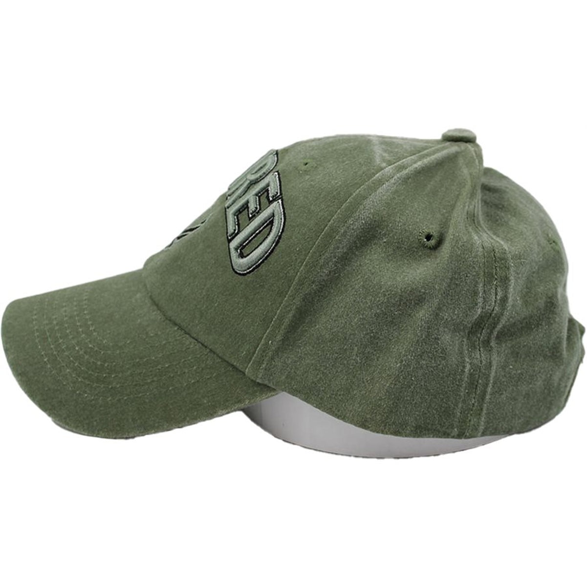 U.S. Air Force Retired Hat / USAF Insignia Washed OD Green Baseball Cap