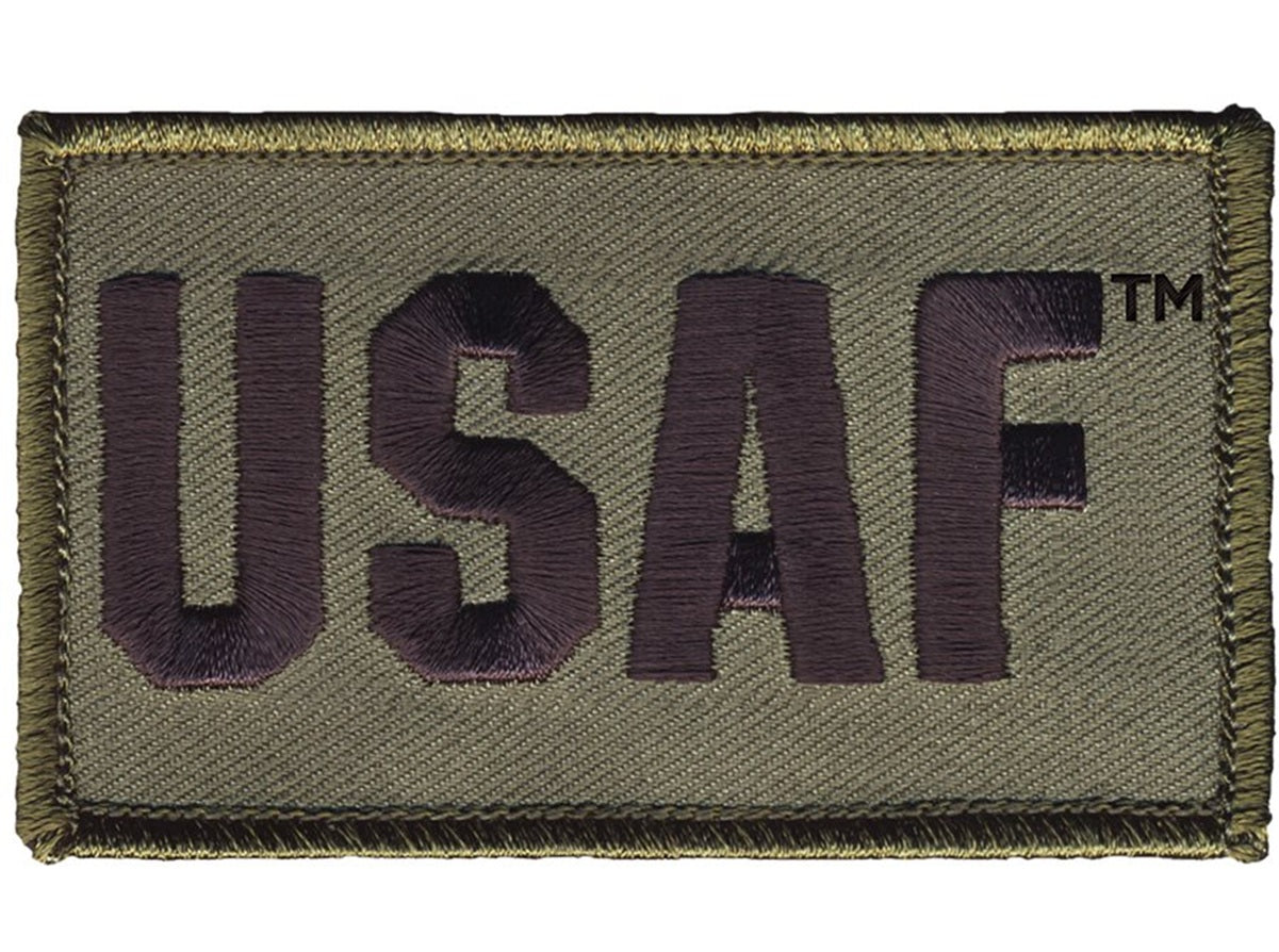 USAF - 2" x 3" Hook & Loop 2 Piece OD Green Patch