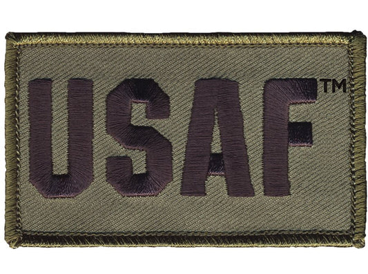 USAF - 2" x 3" Hook & Loop 2 Piece OD Green Patch