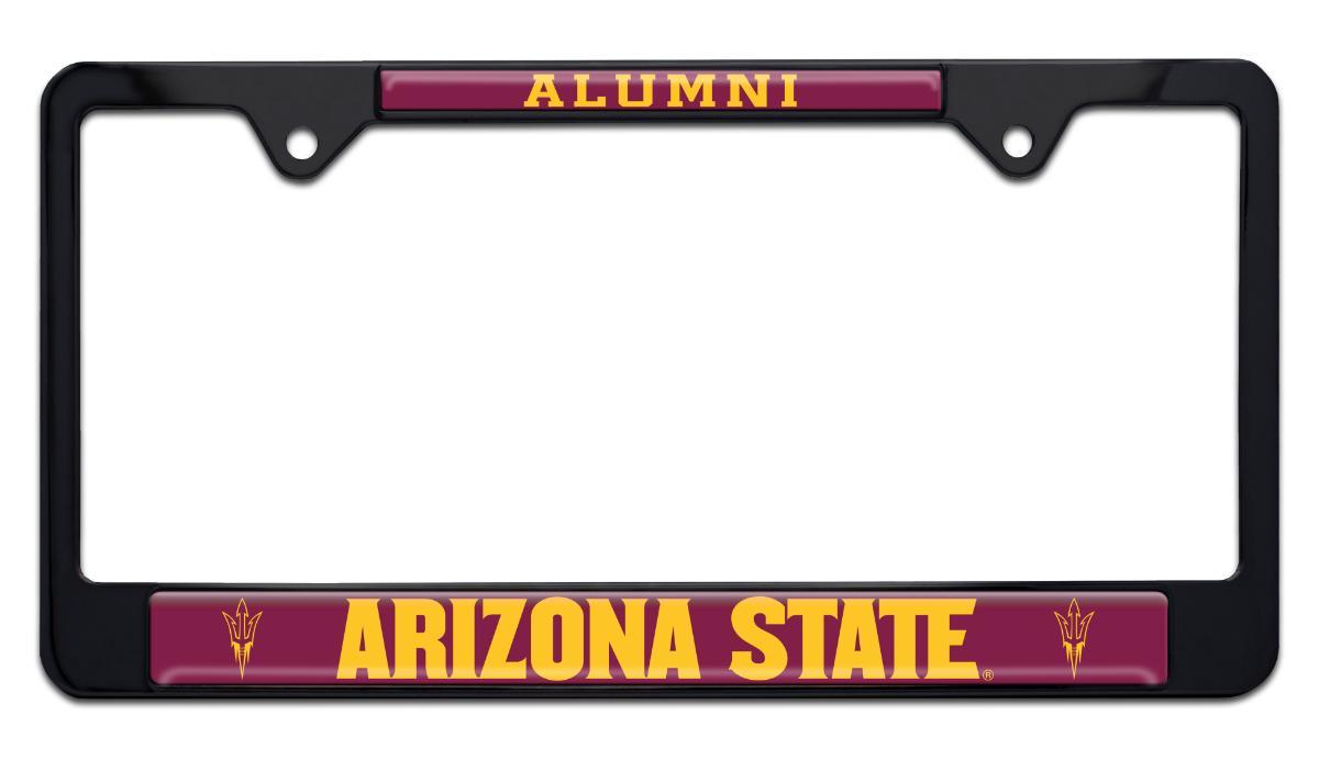 Arizona State Alumni Black Metal License Plate Frame