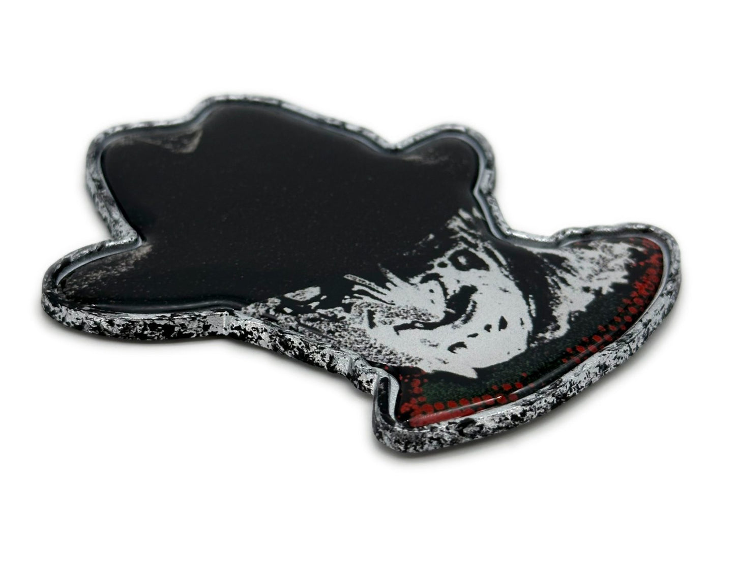Freddy Krueger Nightmare on Elm Street 2.9” x 3.45” Metal Auto Emblem