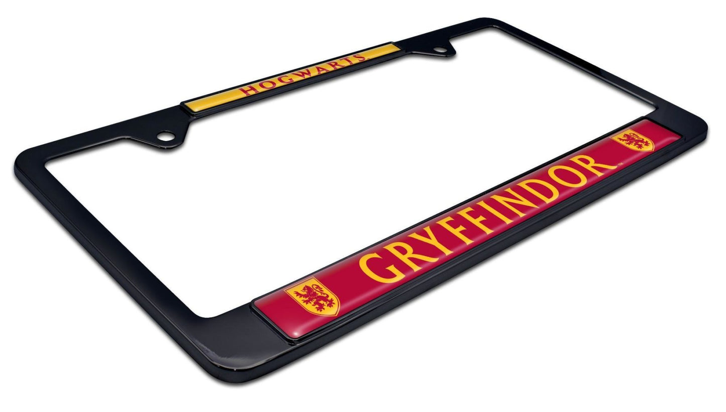 Harry Potter Gryffindor Black Standard Metal License Plate Frame