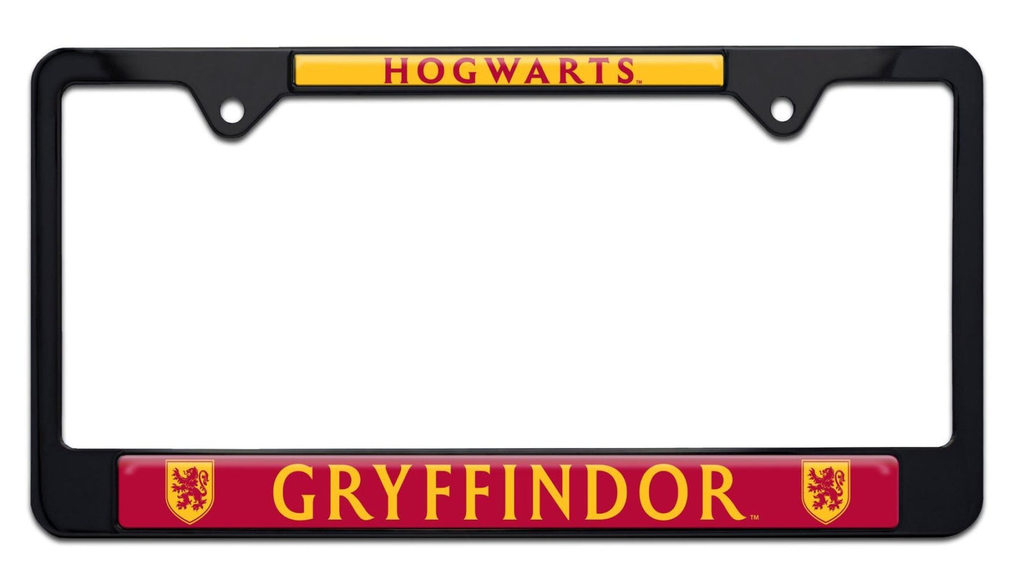 Harry Potter Gryffindor Black Standard Metal License Plate Frame