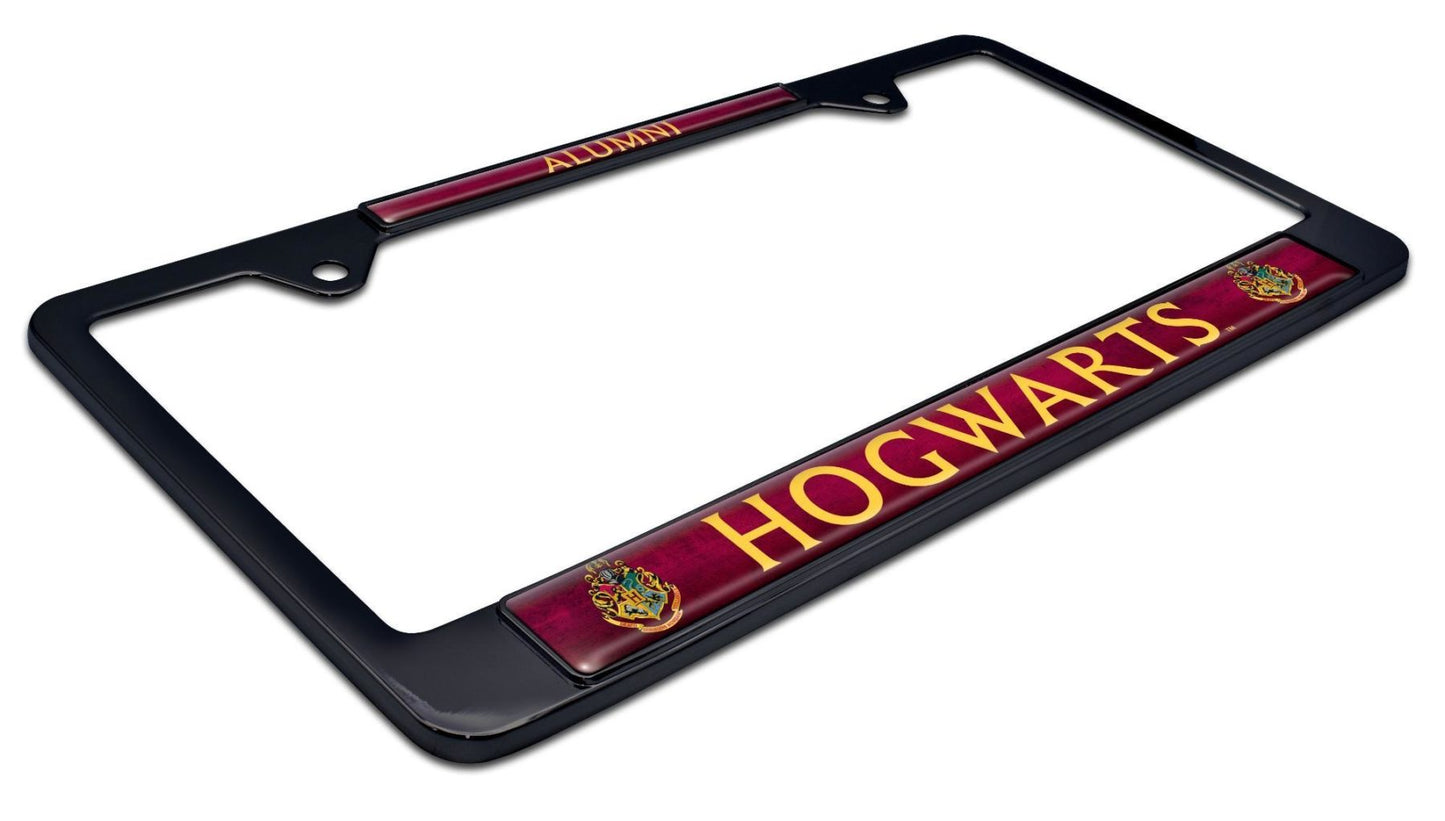 Harry Potter Alumni Black Standard Metal License Plate Frame
