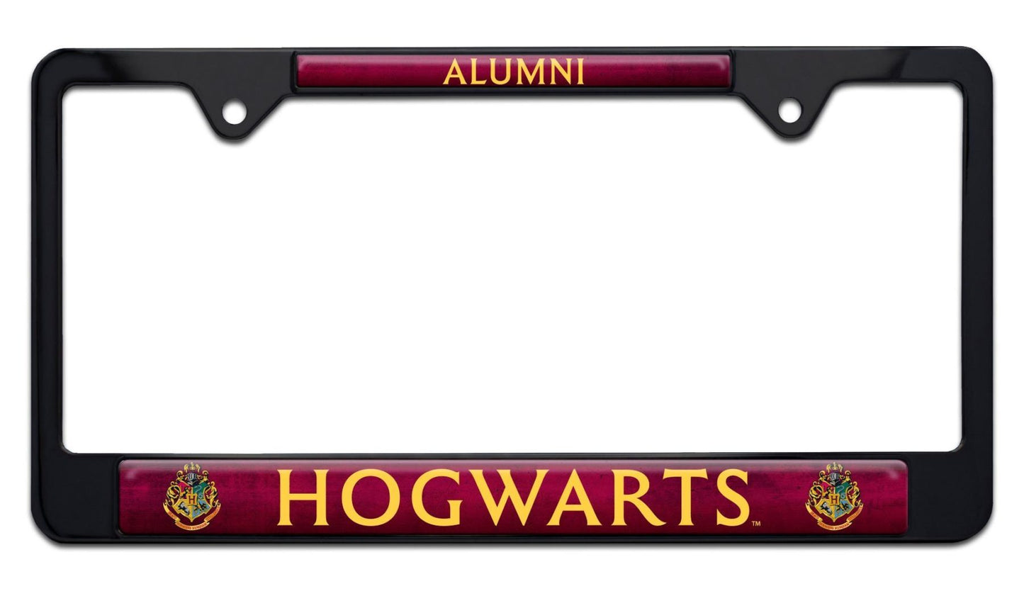 Harry Potter Alumni Black Standard Metal License Plate Frame