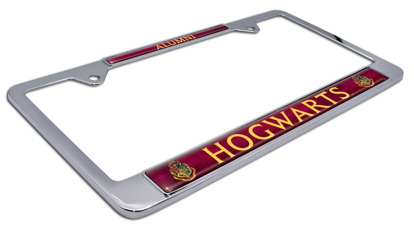 Harry Potter Alumni Chrome Standard Metal License Plate Frame