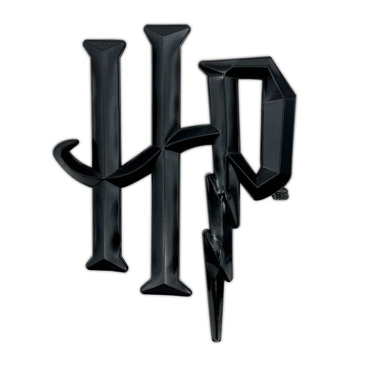 Harry Potter Hogwarts Black Metal Auto Emblem