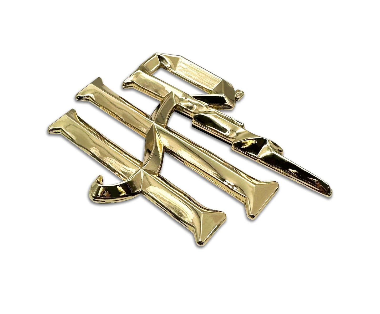 Harry Potter Hogwarts Gold Metal Auto Emblem