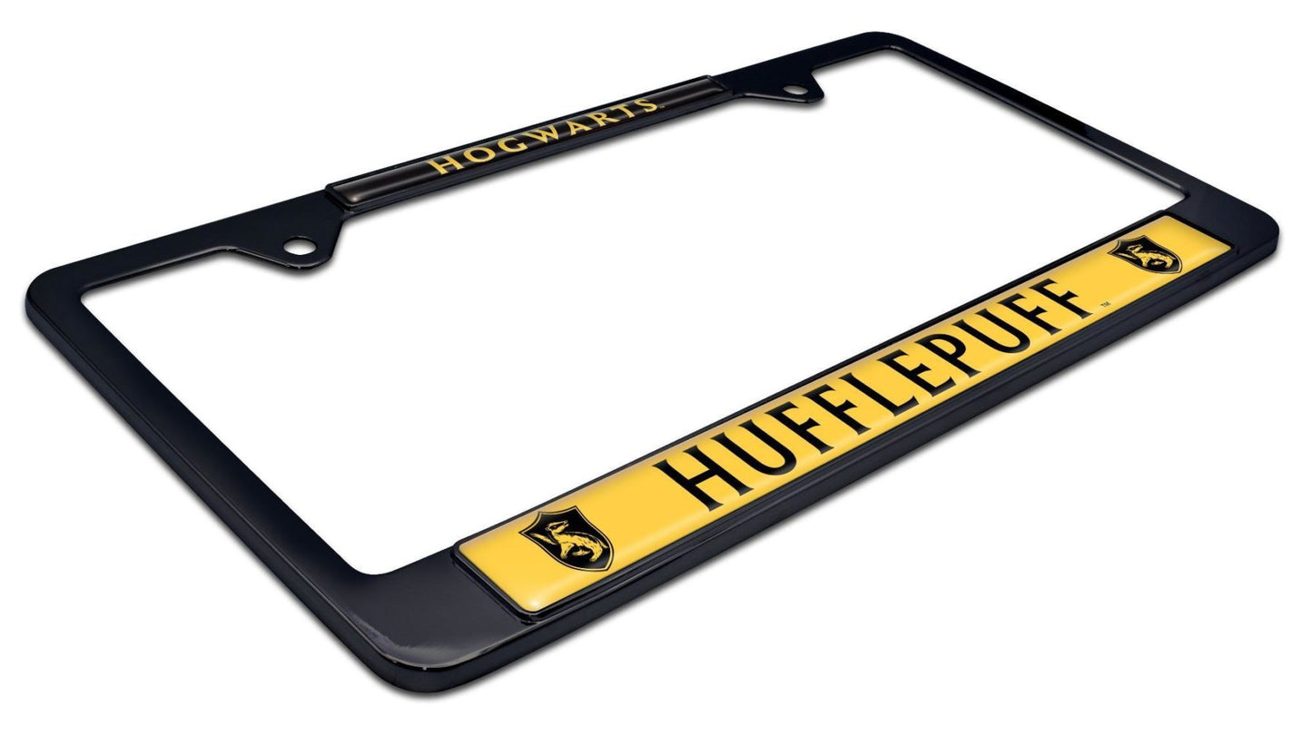 Harry Potter Hufflepuff Black Standard Metal License Plate Frame