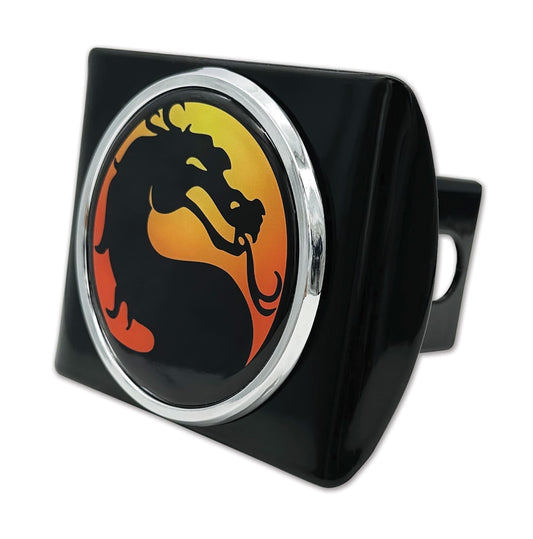 Mortal Kombat Dragon Black All-Metal Hitch Cover