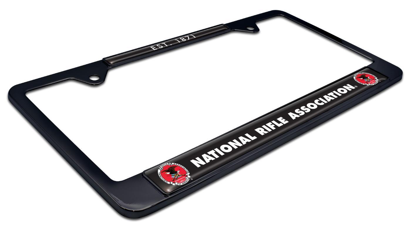 National Rifle Association NRA Heritage 1871 Black License Plate Frame