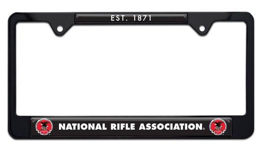 National Rifle Association NRA Heritage 1871 Black License Plate Frame