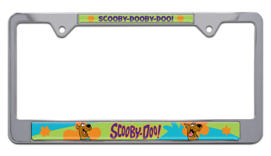 Scooby-Dooby-Doo Standard Chrome License Plate Frame