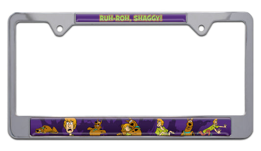 Scooby & Shaggy Chrome Standard License Plate Frame
