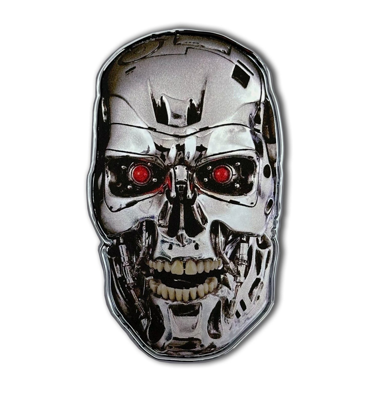 Terminator 2.1” x 3.45” Metal Auto Emblem