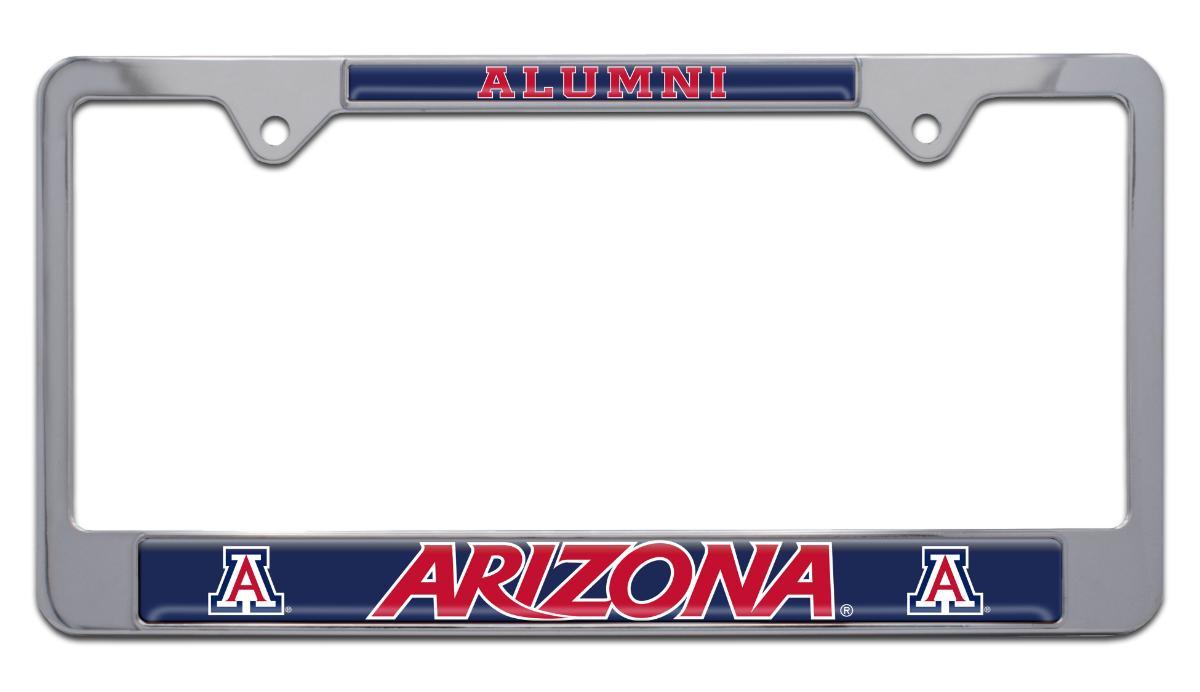 University of Arizona Alumni Chrome Metal License Plate Frame