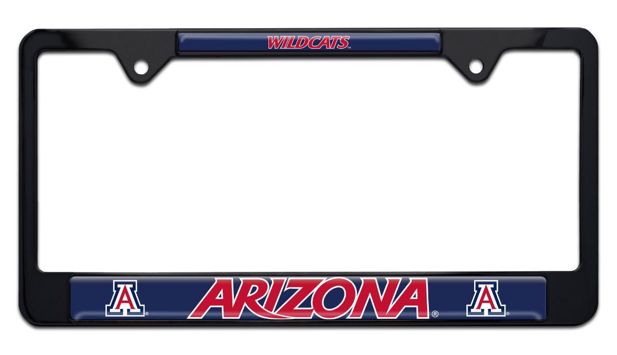 University of Arizona Wildcats Black Metal License Plate Frame